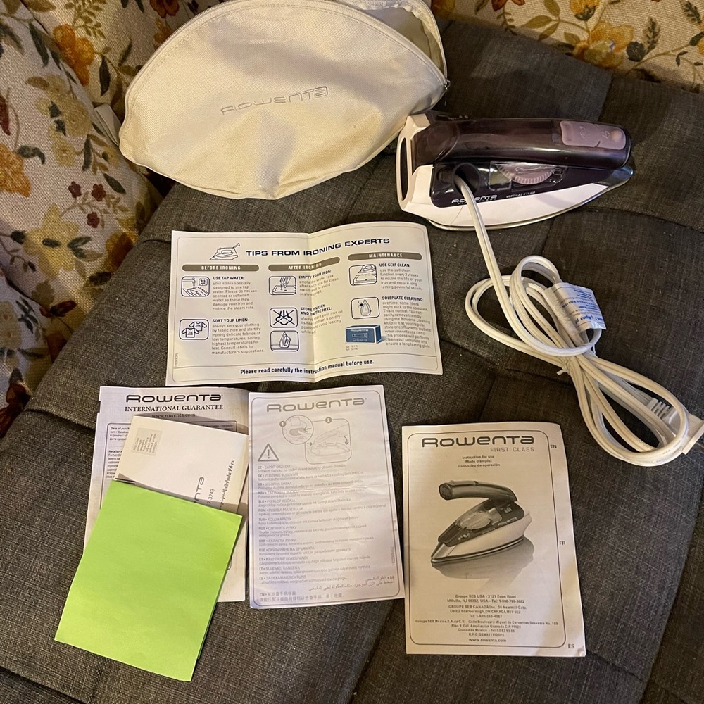 Rowenta compact steam iron new with original tags